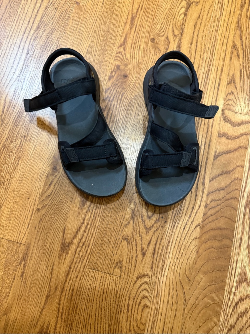 Teva Black Strappy Outdoor Sandals